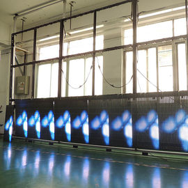 Glass Wall  SMD LED Media Facade , LED Outdoor Advertising Screen Wide View Angle Light Weight Led Wall